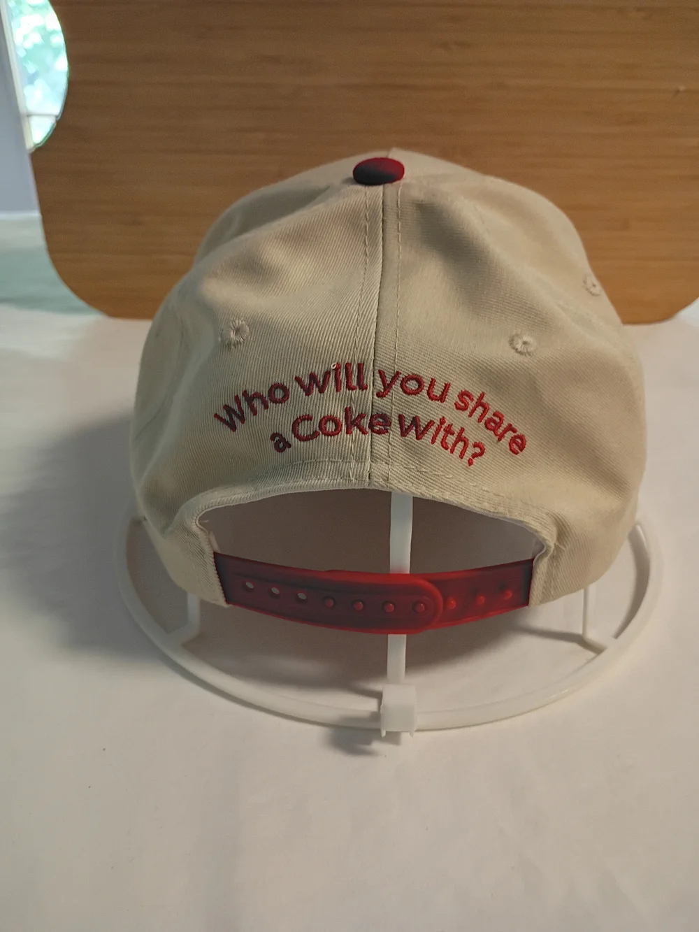 Coca-Cola Original Taste Two-Tone Baseball Cap - Red & Cream